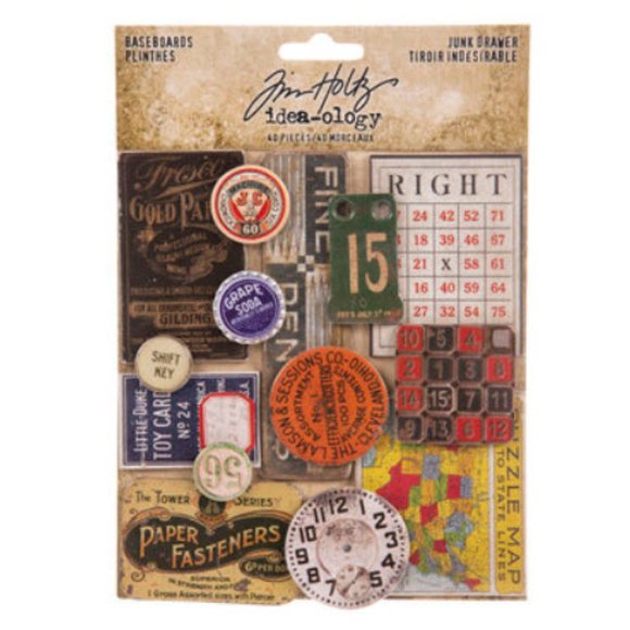 Tim Holtz Junk Drawer ephemera pack - Picture 3 of 4